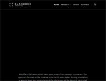 Tablet Screenshot of blackboxcreative.co.uk